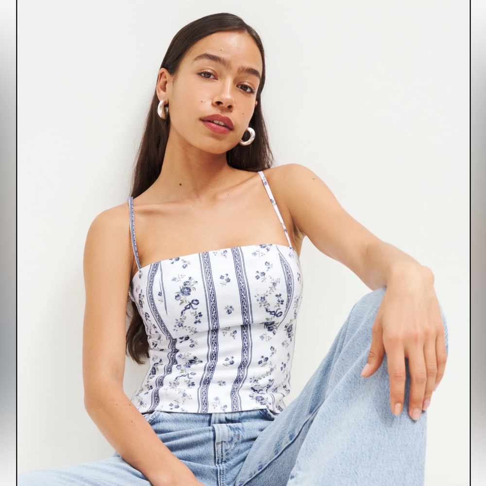Reformation Overland Linen top